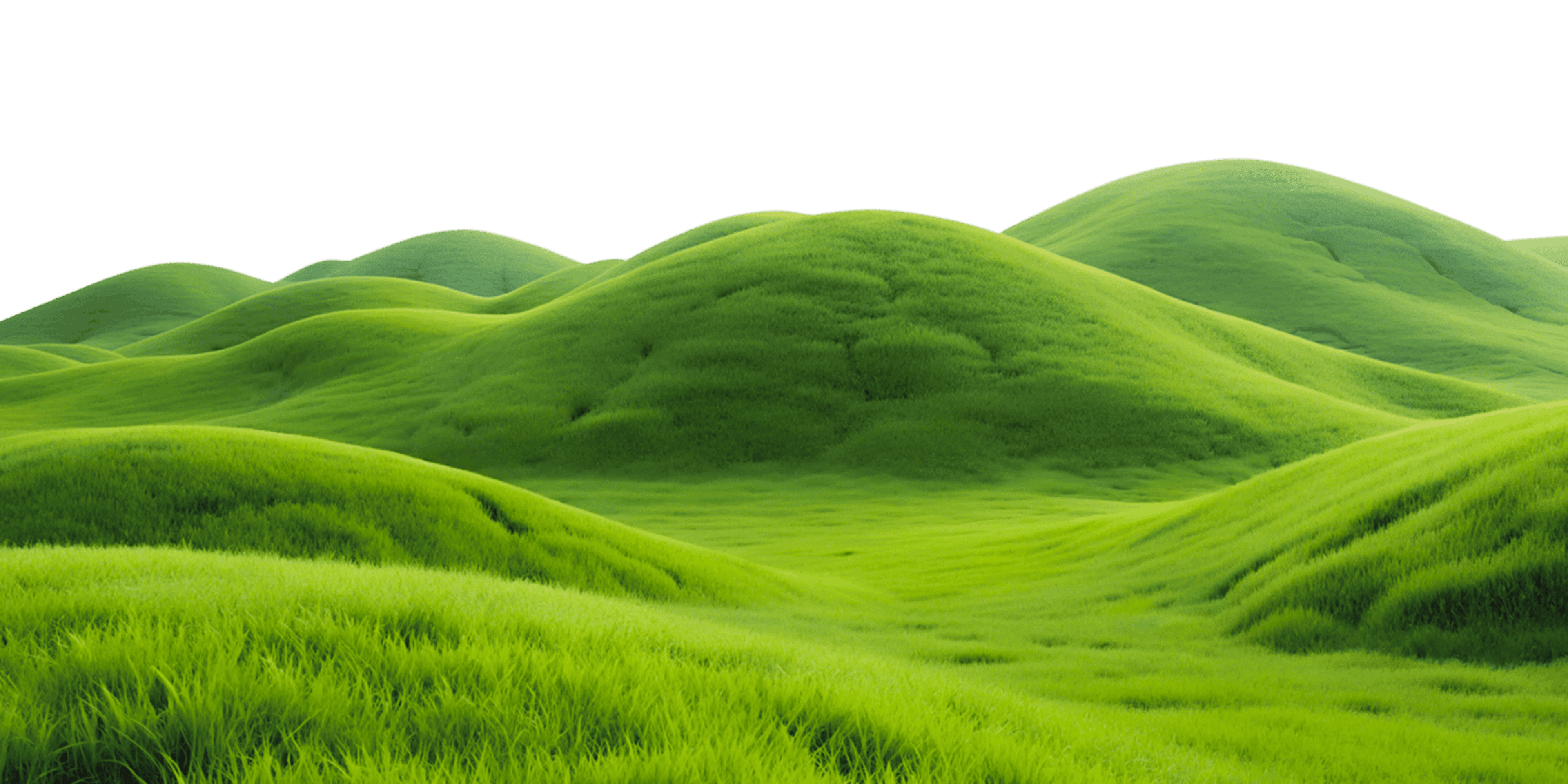 Green hills background